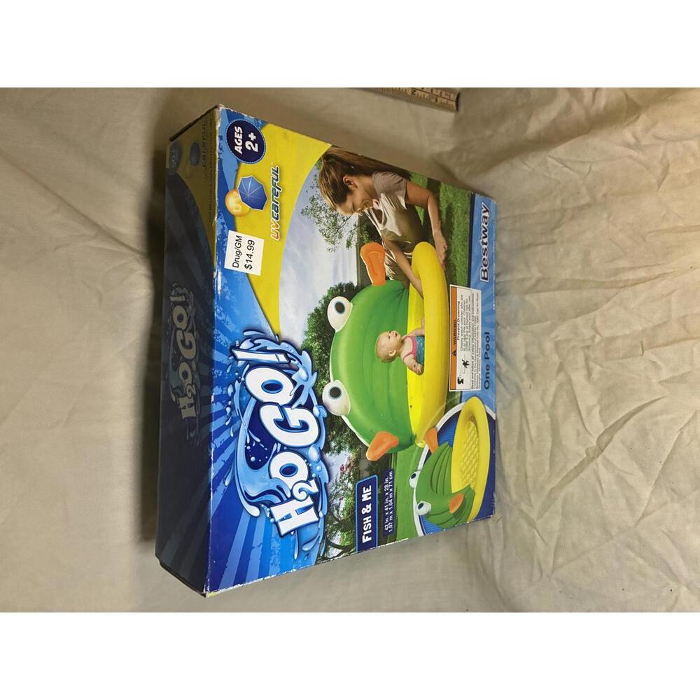 H2O GO! Inflatable Frog Pool Float for Toddlers